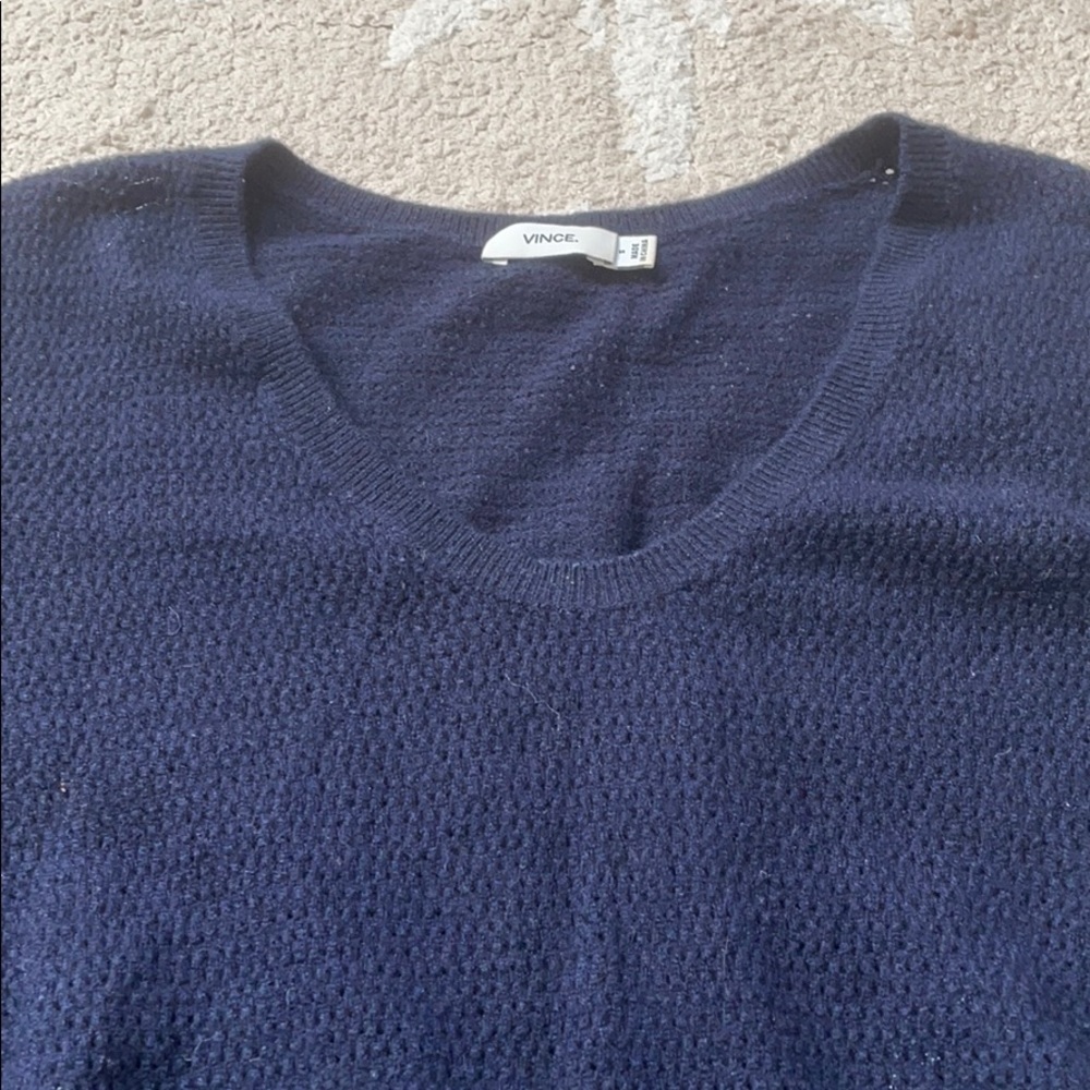 Vince Navy Sweater - Picture 2 of 4